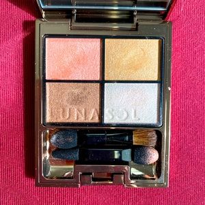 [LUNASOL] Sheer Contrast Eyes 01 Coral Coral